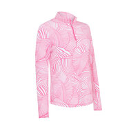 Callaway Stencil Floral Sun Protection Top Stretch Unterzieher pink Callaway Stencil Floral Sun Protection Top Stretch Unterzieher pink
