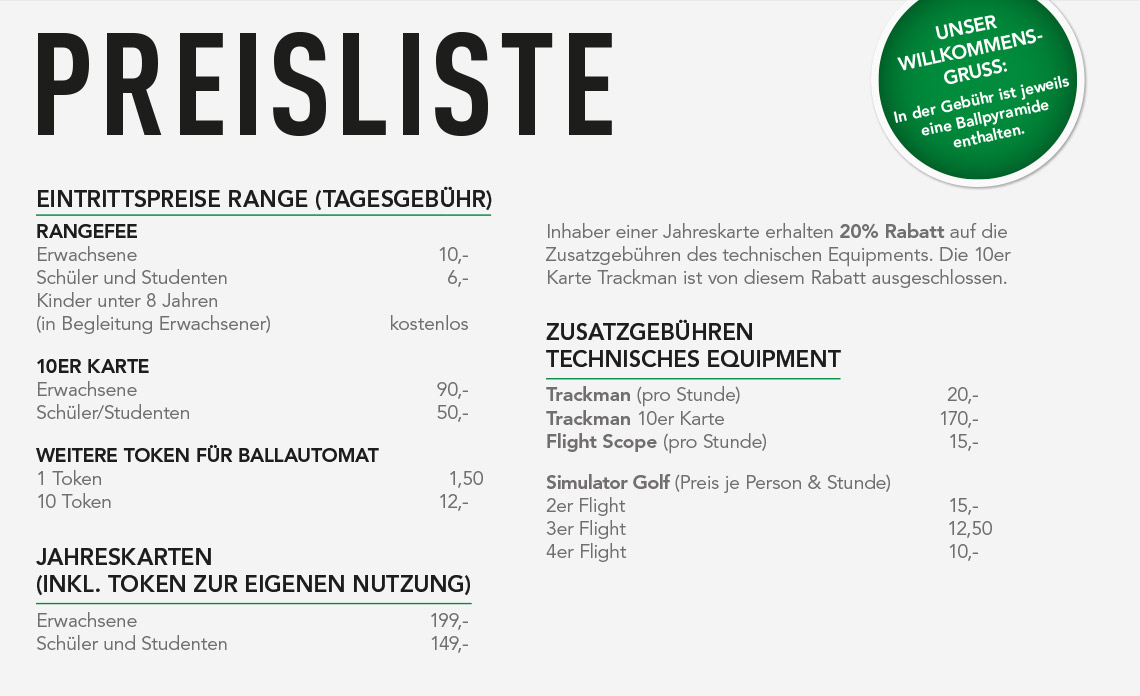 Preisliste