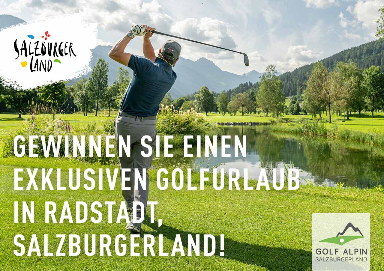 Gewinnen Sie einen exklusiven Golfurlaub in Radstadt, SalzburgerLand!