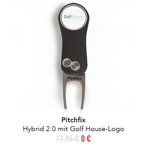Pitchfix Hybrid 2.0 mit Golf House-Logo